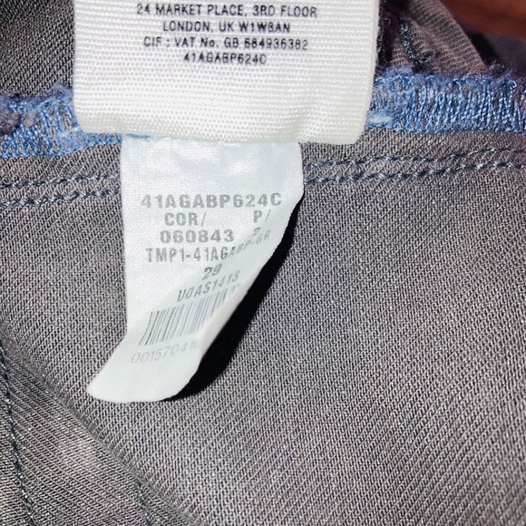 Pilcro And The Letterpress Jeans, Size 29 FY/Serif Zipper Pockets & Legs -AA0027 - Picture 8 of 14